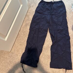 H&M Dark Blue Track Pants